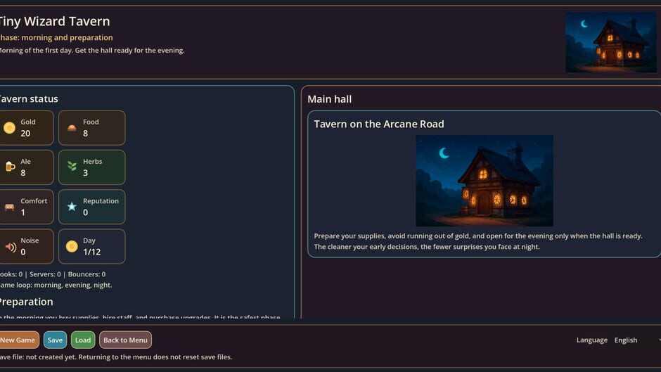 สกรีนช็อตจาก Tiny Wizard Tavern (รูปที่ 5)