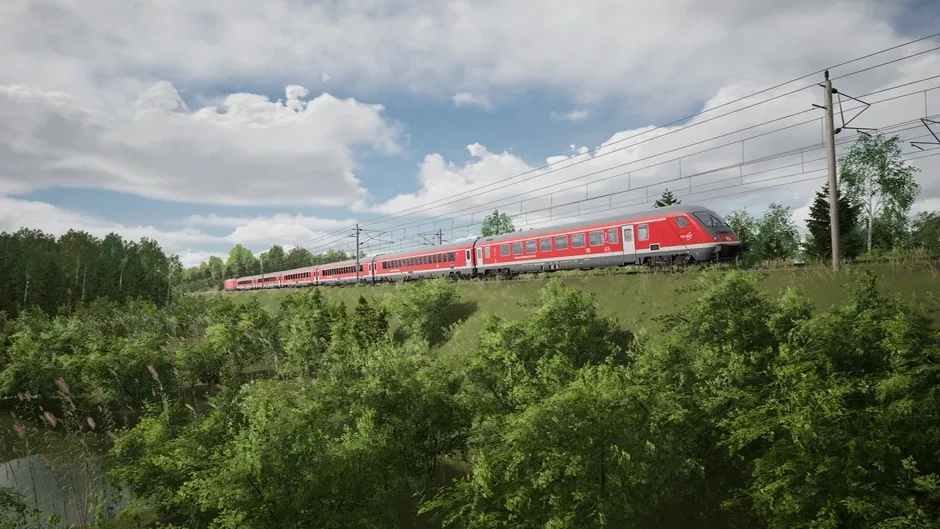Кадър от Train Sim World 6: Schnellfahrstrecke Nürnberg - Ingolstadt Route Add-On