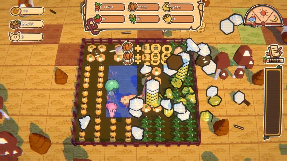 สกรีนช็อตจาก Crazy Farm: Roguelike Idle Building Game (รูปที่ 4)