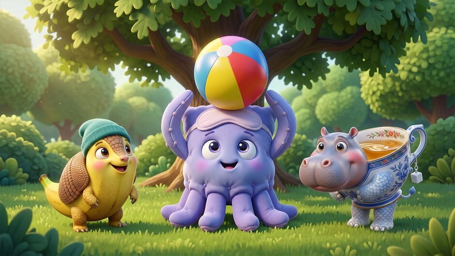 สกรีนช็อตจาก Giggleport: A Brainrot-Style Read-Along Adventure (รูปที่ 2)