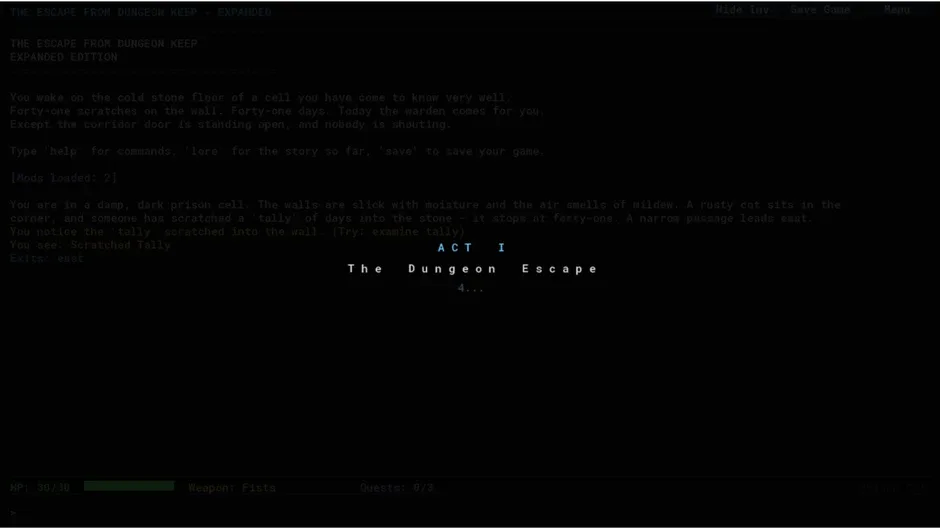 The Escape From Dungeon Keep
