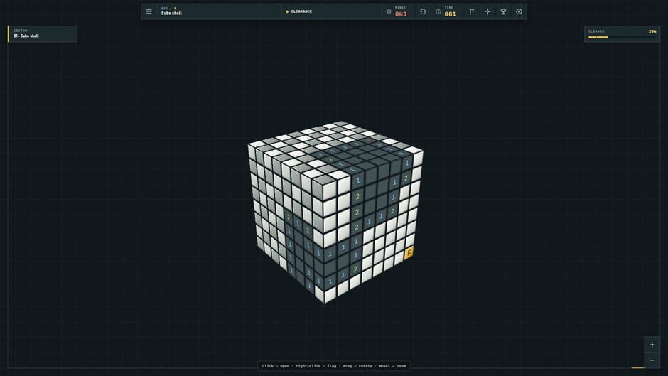สกรีนช็อตจาก Minesweeper 3D (รูปที่ 2)
