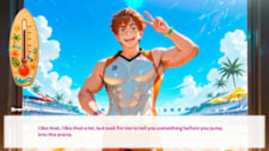 สกรีนช็อตจาก Beach Volleyball Boys: Hot Spike (รูปที่ 2)