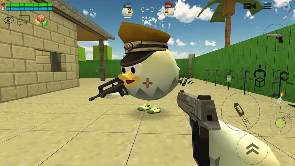 สกรีนช็อตจาก Chicken Gun (รูปที่ 2)