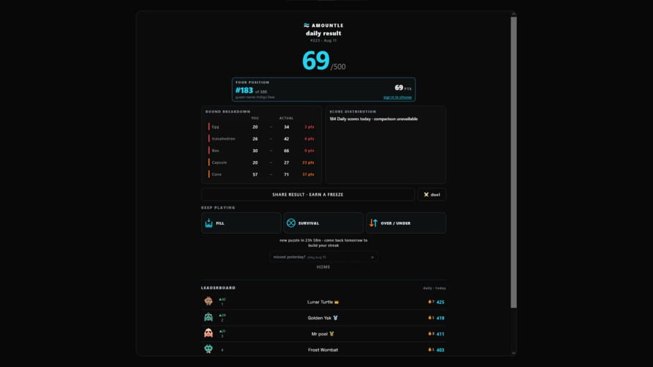 Amountle screenshot 7