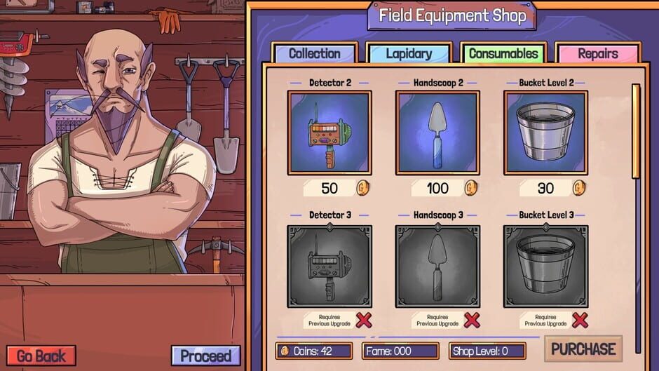 สกรีนช็อตจาก Gemmy Gems: A Cozy Shop Sim (รูปที่ 2)