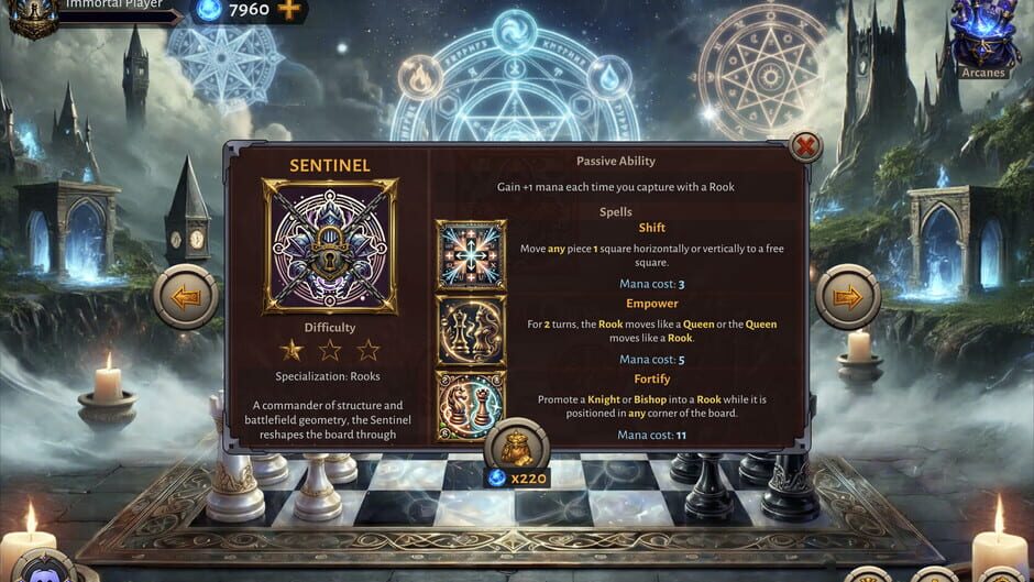 สกรีนช็อตจาก Immortal Chess (รูปที่ 9)