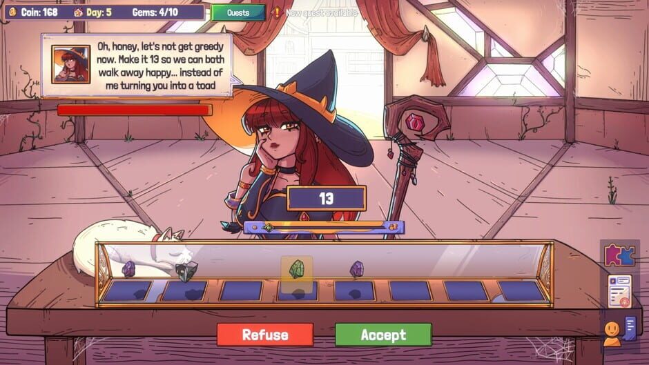 สกรีนช็อตจาก Gemmy Gems: A Cozy Shop Sim (รูปที่ 9)