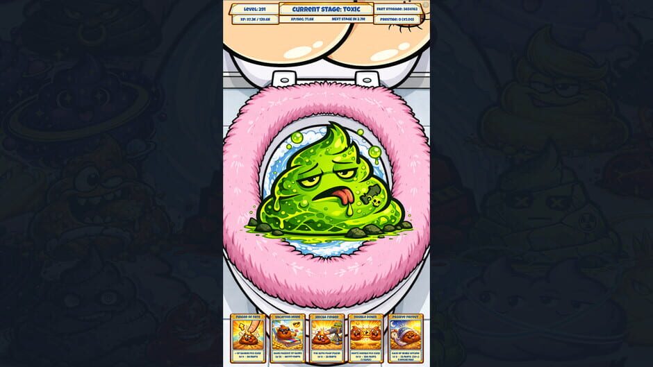 สกรีนช็อตจาก Super Idle Poop Clicker (รูปที่ 3)