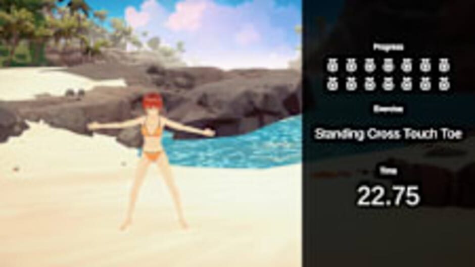 สกรีนช็อตจาก Anime Fitness: Summer Sweat (รูปที่ 5)