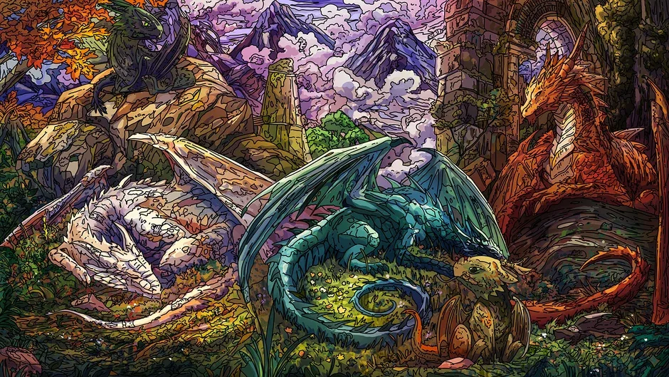 Кадър от 100 Dragon Cats