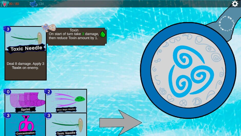 สกรีนช็อตจาก Card of Arcana (รูปที่ 3)