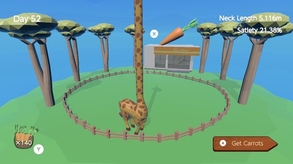 สกรีนช็อตจาก Giraffe Raising Game: Reach for the sky (รูปที่ 2)