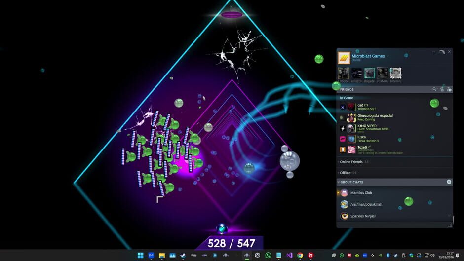 สกรีนช็อตจาก CPU Invaders: Micro Spheres (รูปที่ 3)