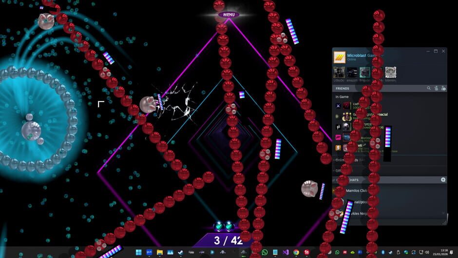 สกรีนช็อตจาก CPU Invaders: Micro Spheres (รูปที่ 4)