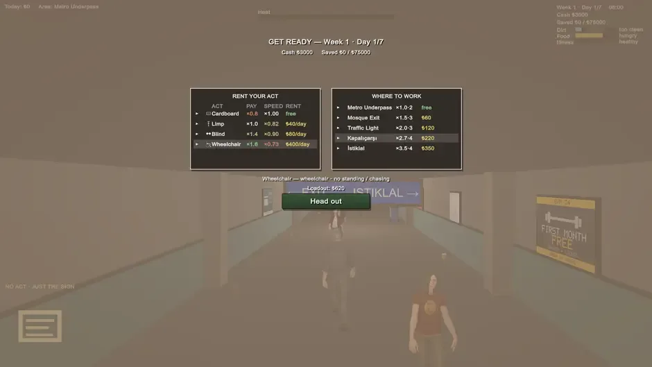 Кадър от Beggar Simulator: Istanbul