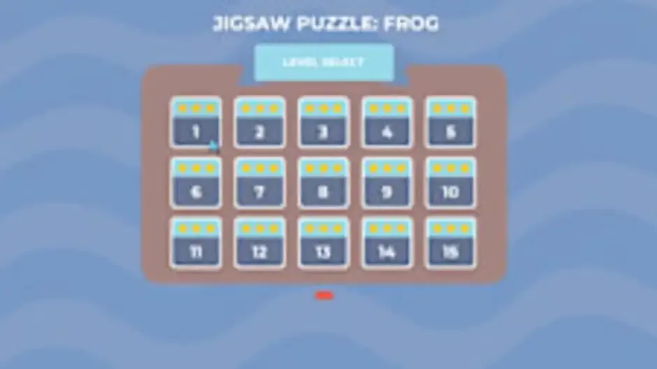 Кадър от Jigsaw Puzzle: Frog