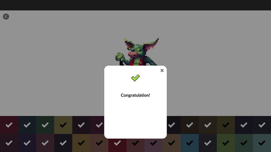 สกรีนช็อตจาก Pixel Art Monster: Color by Number (รูปที่ 6)