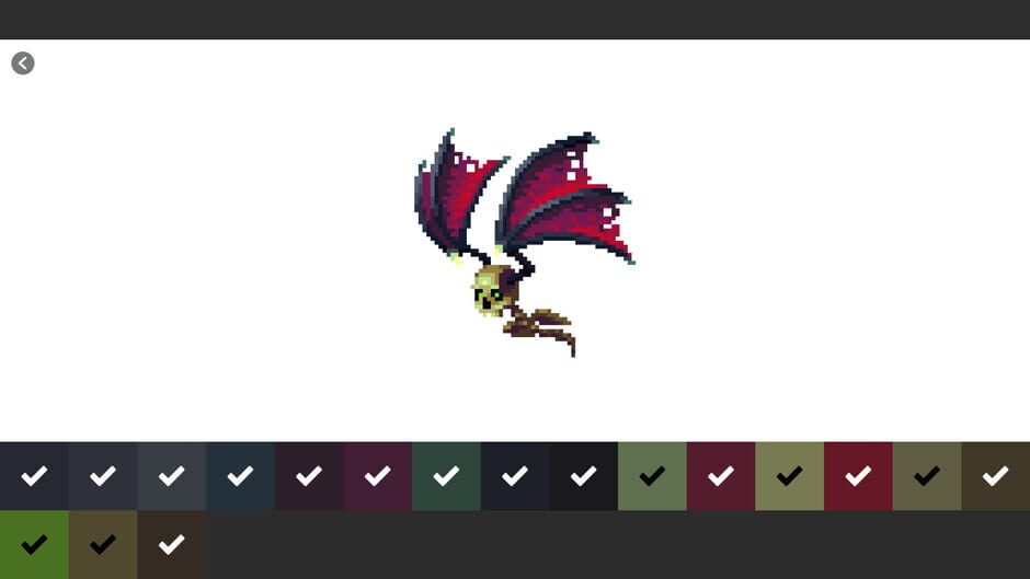 สกรีนช็อตจาก Pixel Art Monster: Color by Number (รูปที่ 2)