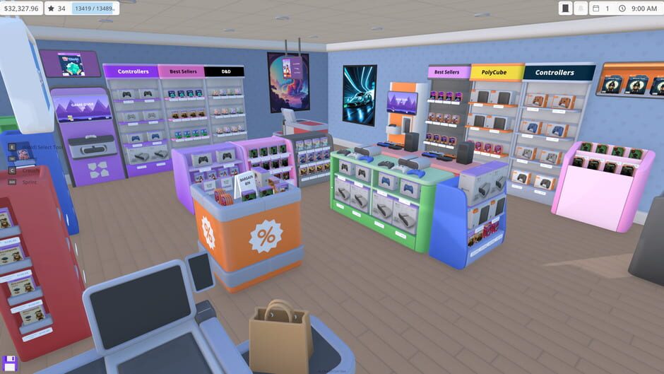สกรีนช็อตจาก GameZone: Game Store Simulator (รูปที่ 2)