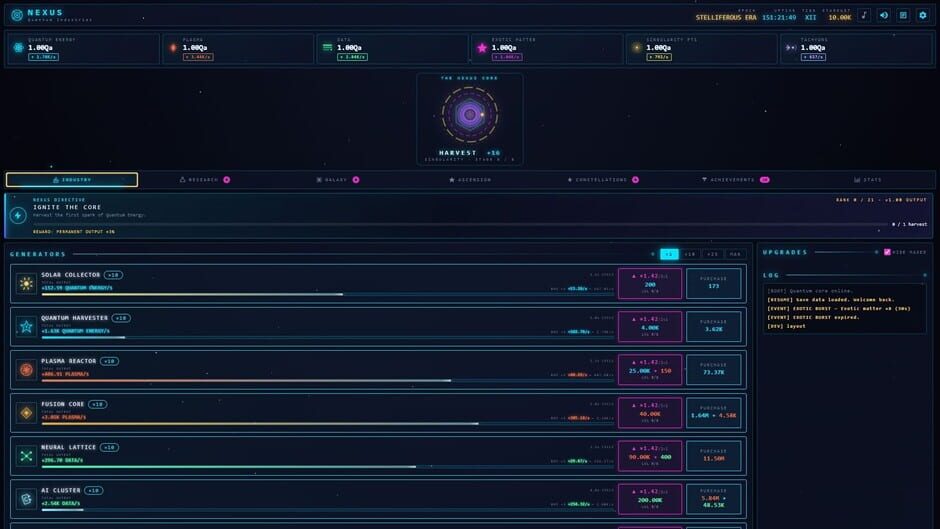 สกรีนช็อตจาก Nexus: Quantum Industries (รูปที่ 7)
