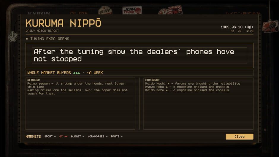 สกรีนช็อตจาก Touge: JDM Dealership Simulator (รูปที่ 12)