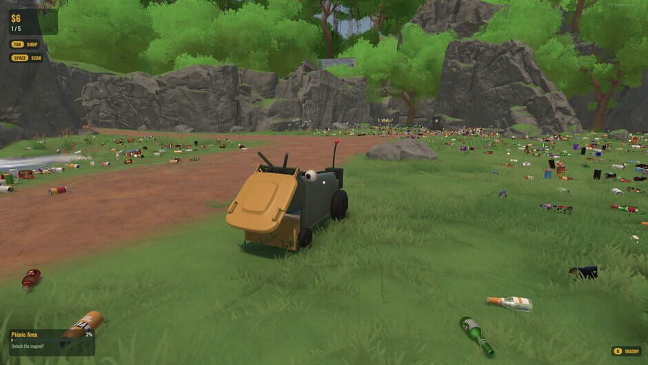 สกรีนช็อตจาก Party's Over: Backyard Cleanup Simulator (รูปที่ 5)