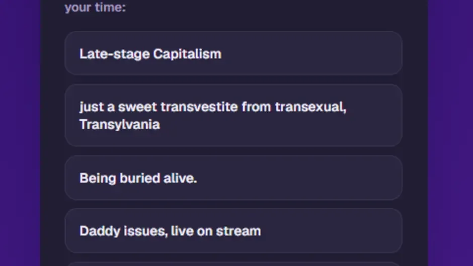 Кадър от Trial by Chat