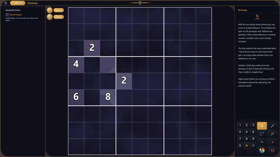 สกรีนช็อตจาก Sudoku Mansion (รูปที่ 3)