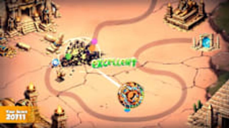 สกรีนช็อตจาก Zumba: The Pharaoh's Marble Revenge (รูปที่ 5)