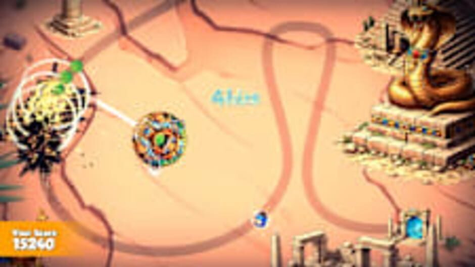 สกรีนช็อตจาก Zumba: The Pharaoh's Marble Revenge (รูปที่ 6)