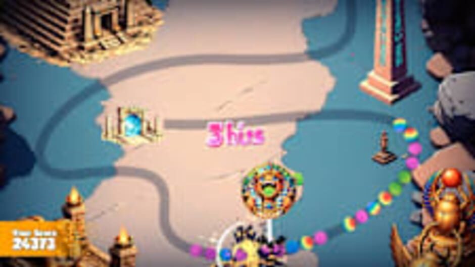 สกรีนช็อตจาก Zumba: The Pharaoh's Marble Revenge (รูปที่ 7)