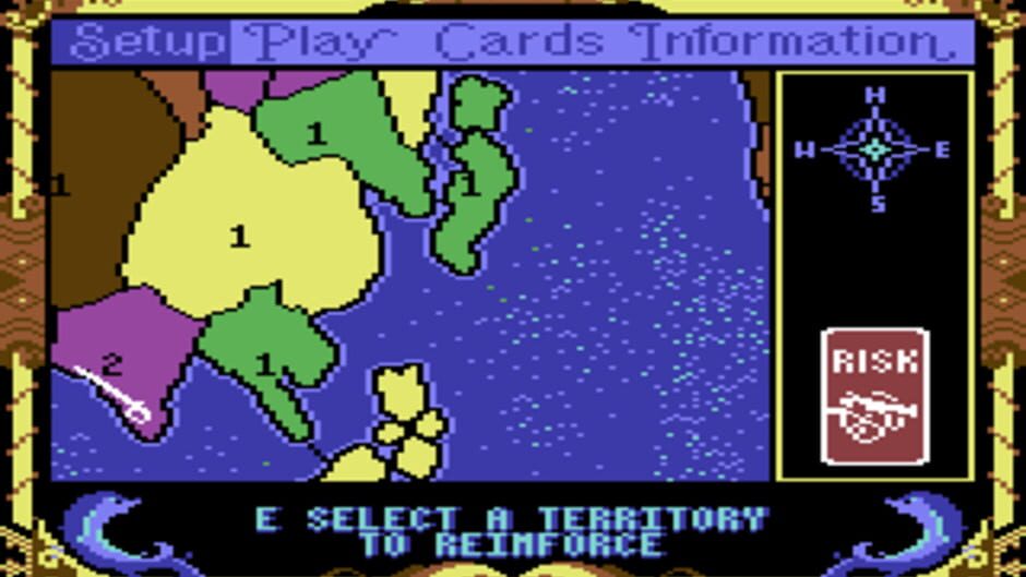 สกรีนช็อตจาก The Computer Edition of Risk: The World Conquest Game (รูปที่ 3)