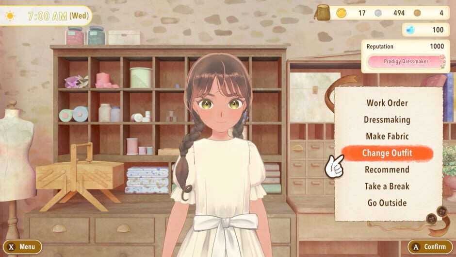 สกรีนช็อตจาก Magical Craft: Neko to Mahou no Dress (รูปที่ 2)