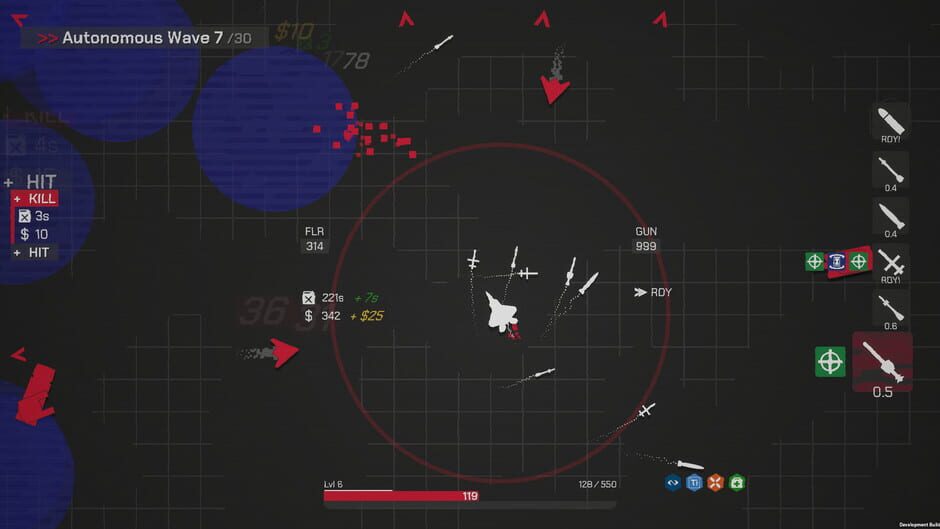 สกรีนช็อตจาก Autonomous Air Combat (รูปที่ 5)
