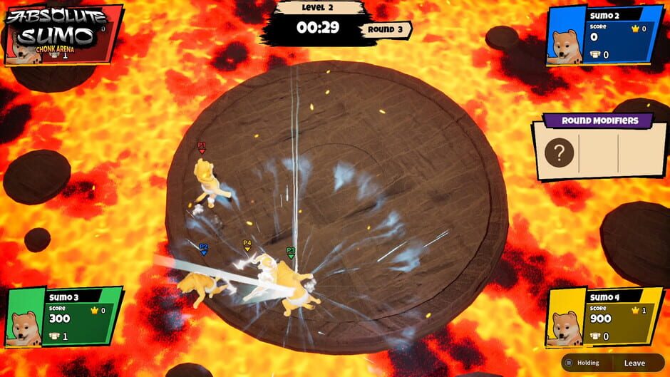 สกรีนช็อตจาก Absolute Sumo: Chonk Arena (รูปที่ 2)