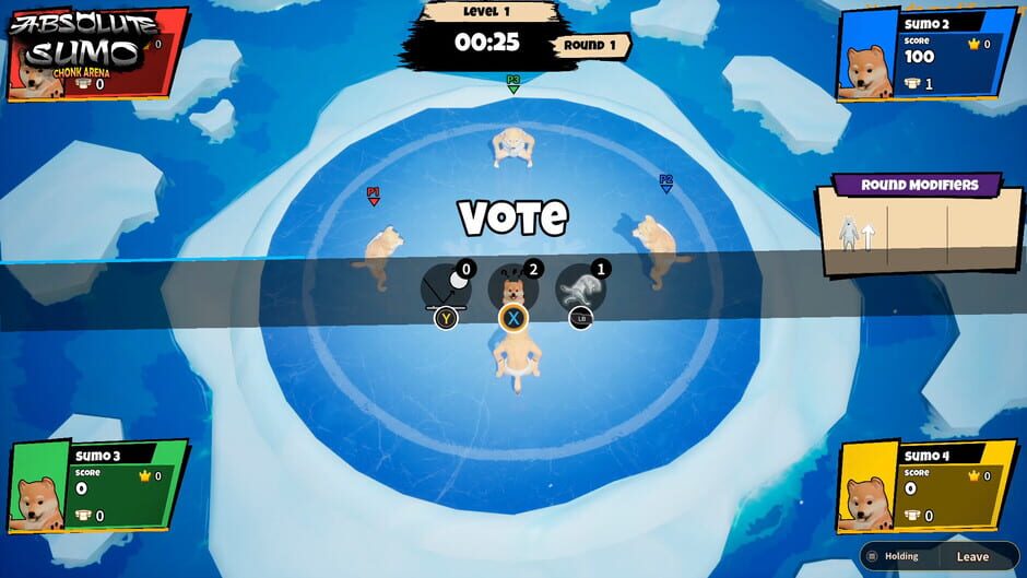 สกรีนช็อตจาก Absolute Sumo: Chonk Arena (รูปที่ 3)