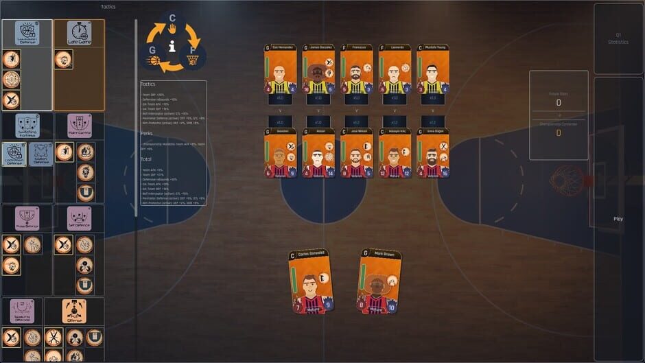 สกรีนช็อตจาก Dynasty Basketball Manager (รูปที่ 3)