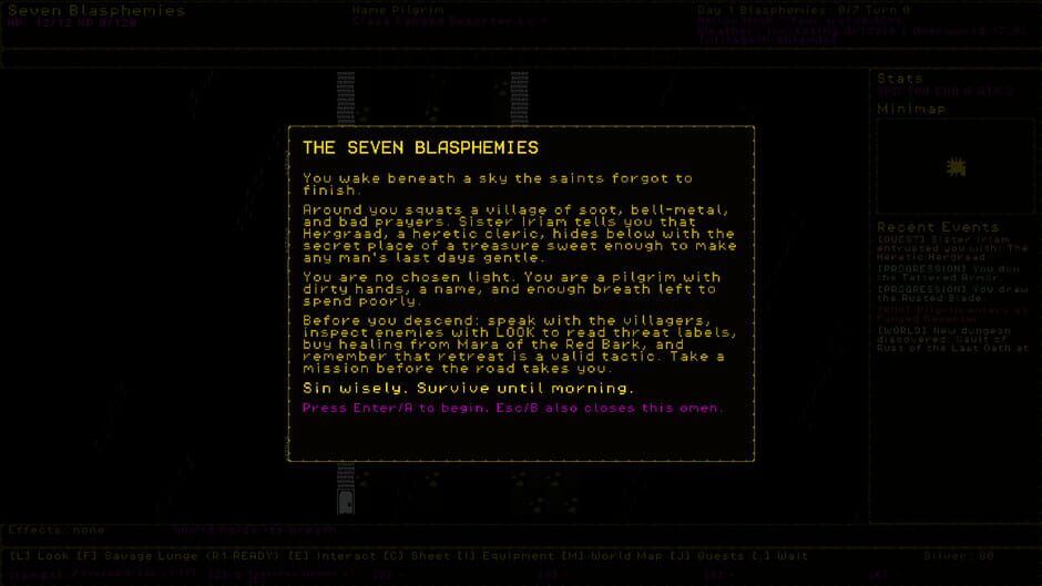 สกรีนช็อตจาก Seven Blasphemies (รูปที่ 5)