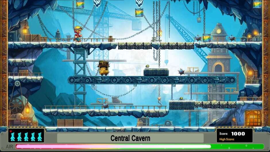สกรีนช็อตจาก Manic Miner (รูปที่ 2)