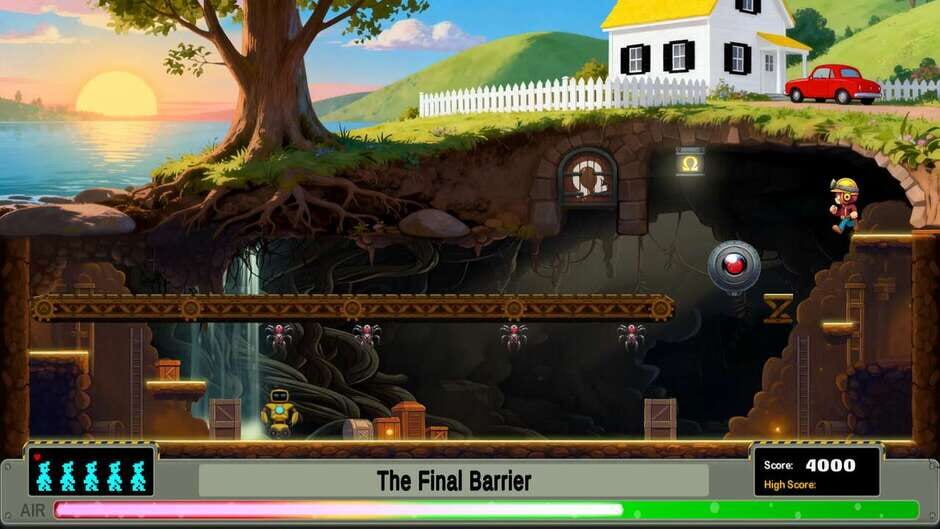 สกรีนช็อตจาก Manic Miner (รูปที่ 4)