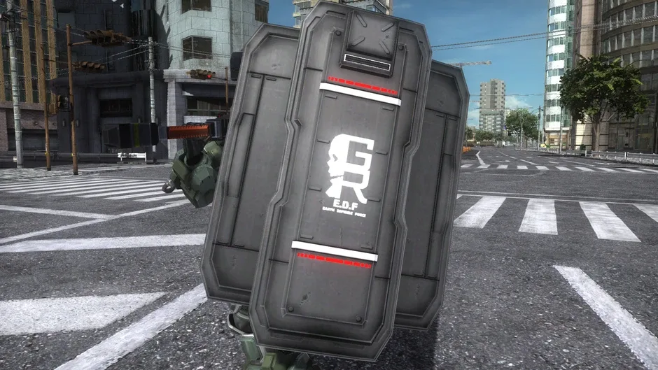 Кадър от Earth Defense Force 5: Fencer Weapon - Grim Reaper Shield