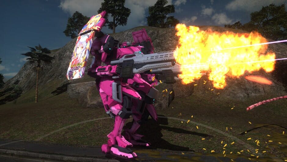 สกรีนช็อตจาก Earth Defense Force 5: Air Raider Piloted Weapon - Combat Frame Phantasia Shield Nyx (รูปที่ 2)