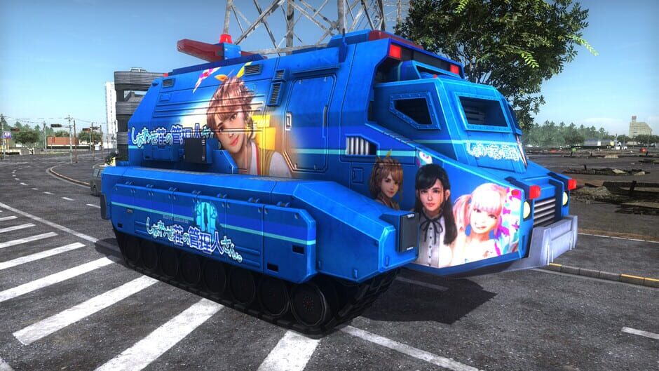 สกรีนช็อตจาก Earth Defense Force 5: Air Raider Vehicle - Caliban Armored Ambulance Joyful Marking (รูปที่ 2)