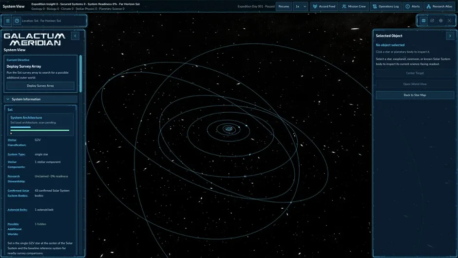 Кадър от Galactum Meridian