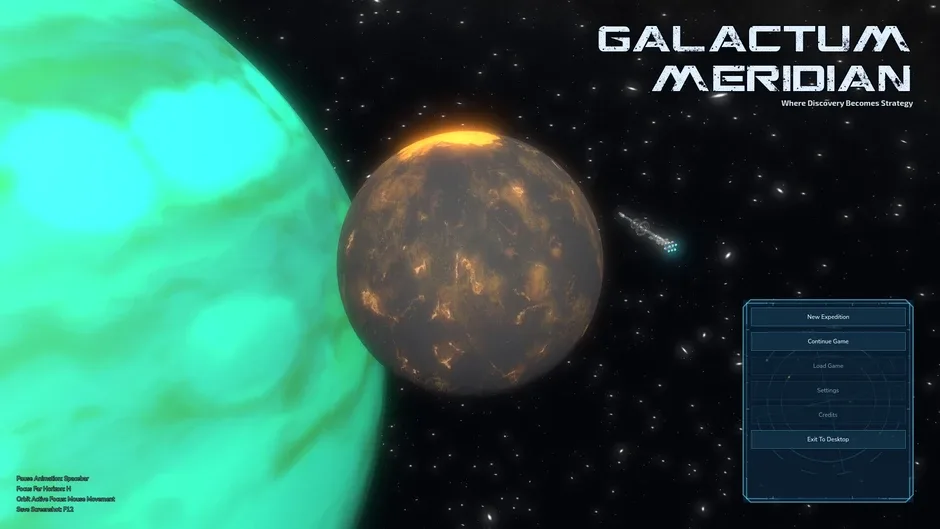 Кадър от Galactum Meridian