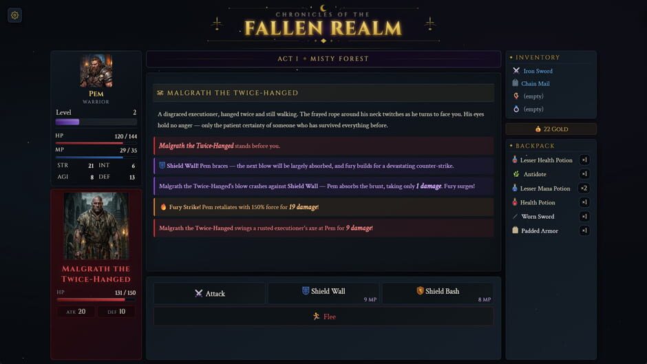Chronicles of the Fallen Realm screenshot 1