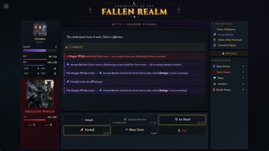 Chronicles of the Fallen Realm screenshot 2