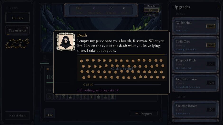 สกรีนช็อตจาก Toll: The Ferryman's Ledger (รูปที่ 3)