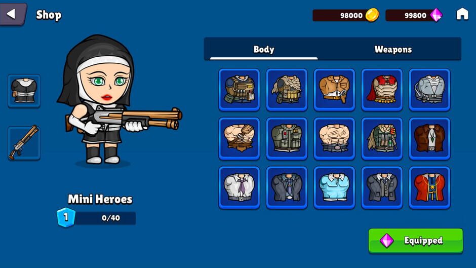 สกรีนช็อตจาก Mini Heroes: Squad Online (รูปที่ 2)